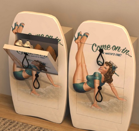 surf chair the wave sedia